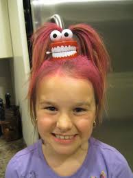 Pin By Dannah Gresh On True Girl Crazy Hair Ideas Wacky Hair Wacky Hair Days Crazy Hair For Kids