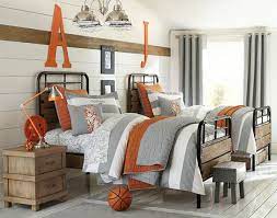 20 Sporty Bedroom Ideas With Basketball Theme Boys Room Decor Boy Bedroom Design Boys Bedrooms