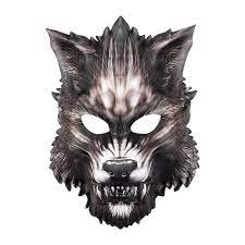 Halloween Carnival Party Masquerade Eva Half Face Animal Wolf Masks |  Fruugo IE