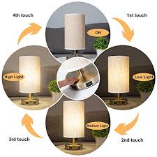 I am an evangelist for the anglepoise lamp! Focondot 3 Way Touch Control Table Lamp 6w Edison Dimmable E26 Led Bulb Desk Lamp With Dual Usb Charging Ports Modern Bedside Lamp Nightstand Lamps For Bedroom Living Room Office Pricepulse
