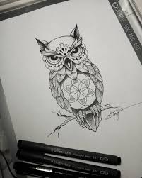 Plotterdatei faltkarte mandala 3 3,99 € * inkl. Coruja 1 Eulen Tattoo Mandala Eulen Tattoo Coole Tattoos