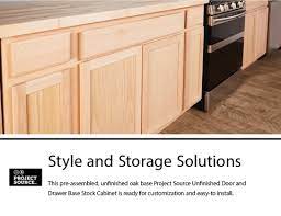 Lowes 60 inch kitchen sink base cabinet. Project Source Unf 60 In Oak Sink Base In The Kitchen Cabinets Department At Lowes Com