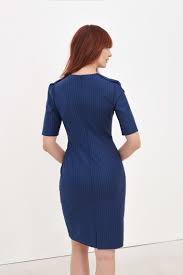 Přijměte naše pozvání na přehlídku pietro filipi, která na fashion weeku představila kolekci na jaro/léto 2020. Pietro Filipi Blue Dress With Stripes Women S Dress Differenta Com