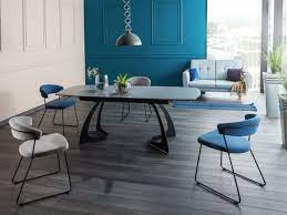 Free delivery and returns on ebay plus items for plus members. Casa Padrino Designer Dining Table Gray Black 160 210 X 90 X H 76 Cm Extendable Kitchen Table With Tempered Glass Ceramic Table Top