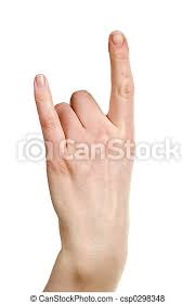 Cultist pinky finger item level 1 binds when picked up duration: Pointer And Pinky A Hand With The Pointer And Pinky Finger In The Air Canstock