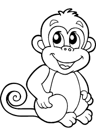 Dibujo Mono Para Colorear