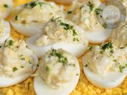 Oeufs Mimosa Au Crabe Recettes Recette Oeufs Mimosa Recette Recettes De Cuisine Oeuf Mimosa