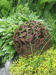 Unser edelrost esel ist nicht nur für pferdeliebhaber eine außergewöhnliche deko, auch in einem. Edelrost Barockkugel 50 Cm Kugel Rost Eisen Metall Deko Garten Patina Ornament Metall Gartenkunst Garten Edelrost