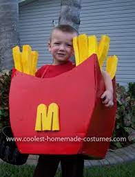Coolest French Fry Costume French Fry Costume Homemade Costumes Costumes