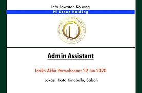 Sedang cari senarai terkini jawatan kosong di sabah? Info Jawatan Kosong Terkini Pe Group Holding Sabah