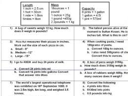 Try to remember, you always have to care for your child with amazing care, compassion and affection. Metric Units And Common Imperial Units Mass Capacity Length Conversion Year 5 6 Worksheet Only Teaching Resources