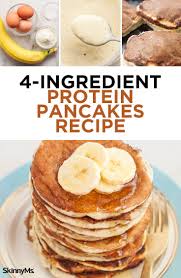Birch Benders Plant Protein Pancake Mix 4 Ingredient Protein Pancakes Recipe Food Recipes Protein Powder Recipes Protein Snacks