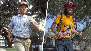 There were now thousands of little ladies gathered on the gump, and these all broke out into song at the same instant. Real Life Forrest Gump Re Creates Film S Epic Run Across Us