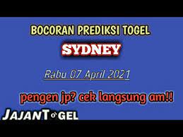 Bocoran Prediksi Sdy 7 April 2021 Prediksi Syair Sydney Rabu Prediksi Sydney Youtube