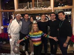 On the upper east side of manhattan, the couple used to live in. Kelly Ripa Rocks Rainbow Sequin Sweater To Ring In 2019 With Husband Mark Consuelos And Children Daily Mail Online