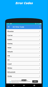 They are distinguished by excellent features and affordable cost. All Ac Error Codes For Android Apk Download