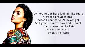 Get sorry not sorry on itunes: Demi Lovato Sorry Not Sorry Lyric Video Youtube