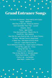 Great Songs For The Bridal Party Grand Entrance Bridal Entrance Grand Great Party Bridal Party Entrance Song Wedding Ceremony Music Wedding Song Playlist