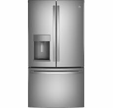 The design is better suited for new kitchens and the space for food. Gfe28gynfs Ge 36 27 7 Cu Ft French Door Bottom Freezer Refrigerator With Showcase Led Lighting Fingerprint