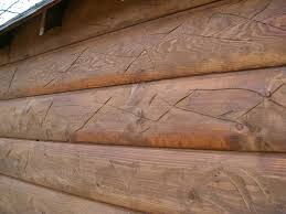 18 delightful faux log cabin siding : Log Siding Rustic Logsiding Woodshop