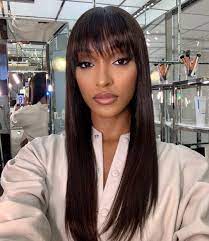 Jourdan Dunn Celebrity Hairstyles Fringe Hairstyles Hair Styles