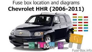 I found another plug and spliced the wires. Fuse Box Location And Diagrams Chevrolet Hhr 2006 2011 Youtube