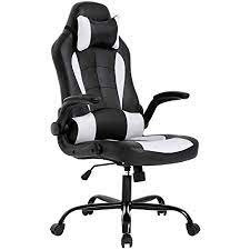Then we recommend best office gaming chair for you, respectively a top 5 gaming chairs for you to choose the best one. Amazon Com Bestoffice Pc Gaming Chair Ergonomic Office Chair Desk Chair With Lumbar Support Flip Up Arms Headrest Pu Leather Executive High Back Computer Chair For Adults Women Men Black And White Furniture