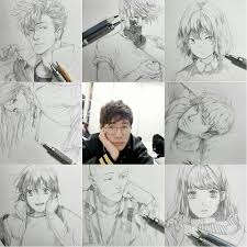 artbyshinji anime sketch art drawings drawings