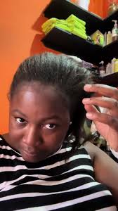 Went to get my relaxer after some WEEKS of new growth. My hair lady is  AMAZING ❤️! I usually wait about 10 weeks but a few things came up so I  stretched the relaxer a bit longer. How often do you ...