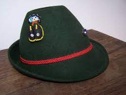 Vintage German Alpine Hat Childs Size Beaded Pin Glacier Etsy Vintage German Vintage Hats