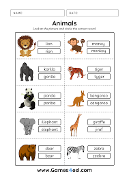 Animals Worksheets In 2021 Animal Worksheets Worksheets Esl Worksheets For Beginners