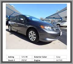 2012 Honda Civic Lx Sedan Independent Rear Suspension Vehicle Emissions Ulev Ii Max Cargo Capacity 12 Cu Ft Fuel Consumpti Civic Lx Honda Civic Vehicles