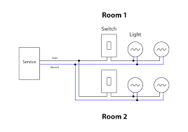 How is a wiring diagram different from a pictorial diagram. Is My Two Room Two Switch Four Lights Diagram Correct Home Improvement Stack Exchange