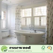 Bathroom windows can be tricky to dress. China Home Decor Bathroom Waterproof Pvc Plantation Shutter Window Decoration China Window Shutters Window Louver Shutters
