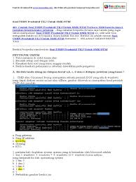 Jumlah yang kakak berikan sebanyak 40 soal. 40 Contoh Soal Usbn Produktif Tkj Untuk Smk Stm Terbaru 2020 Beserta Kunci Jawaban Beserta Kunci Jawaban Docx