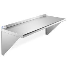 Maybe you would like to learn more about one of these? Amazon Com Gridmann Nsf Stainless Steel 14 X 36 Kitchen Wall Mount Shelf Commercial Restaurant Bar W Backsplash Industrial Scientific