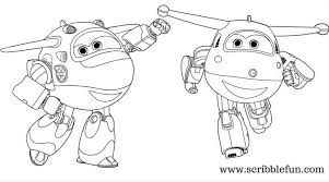 Super wings is an animated tv series that tells the story of the airplane jett delivers to children all over the world, in addition to delivering packages, jett and his airplane friends also help kids solve various problems. Free Printable Super Wings Coloring Pages