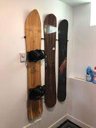 The Cinch Floating Snowboard Wall Mount Snowboard Wall Rack Snowboard Rack Diy Snowboard Storage