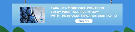Plus, you'll save an additional $1.55 per gallon of fuel for 1 year, each time you redeem 1,000 fuel points.². Kroger Rewards Debit Card Ach Card Fred Meyer