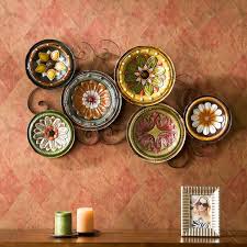 Southern Enterprises Scattered Italian Plates Metal Wall Art Plates On Wall Plate Wall Decor Tuscan Plates