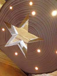 holz licht stern handmade kultur weihnachtsdeko holz baumscheiben deko weihnachten holzsterne