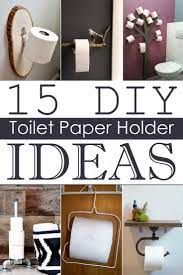 To Add A Little More Style To Your Bathroom Try To Make Your Own Toilet Paper Holder Using The Diy Toilet Paper Holder Diy Toilet Toilet Paper Holder Extender