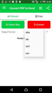 Watch acrobat automatically convert the file to the excel file format. Convert Pdf To Xls For Android Apk Download