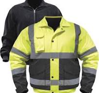 Blouson aviateur 3 en 1 haute visibilité classe 3 en 1 avec téflon – Vert  citron/noir, taille L, modèle # UHV563