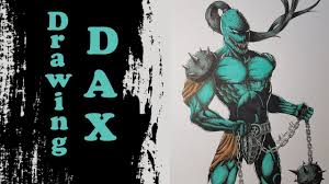 This was the craziest thing i have ever done lol i drew in 50 different styles. Drawing Zhc S Character Dax Youtube