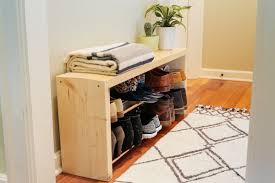 How To Make A Shoe Storage Bench The clean, simple design made from sustainably sourced solid wood is easy to place and easy to like. how to make a shoe storage bench