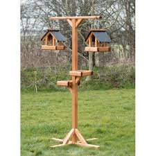 Premium Bird Feeding Station Wooden Bird Feeders Bird Feeding Station Bird Feeder Station