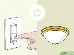 These types of light fixtures have their rims positioned by a flush against the ceiling. 3 Easy Ways To Change A Ceiling Light Bulb Wikihow