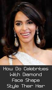 How Do Celebrities With Diamond Face Shape Style Their Hair Diamond Face Hairstyle Diamond Face Shape Diamond Face Shape Celebrities