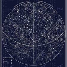 shop celestial star map on wanelo